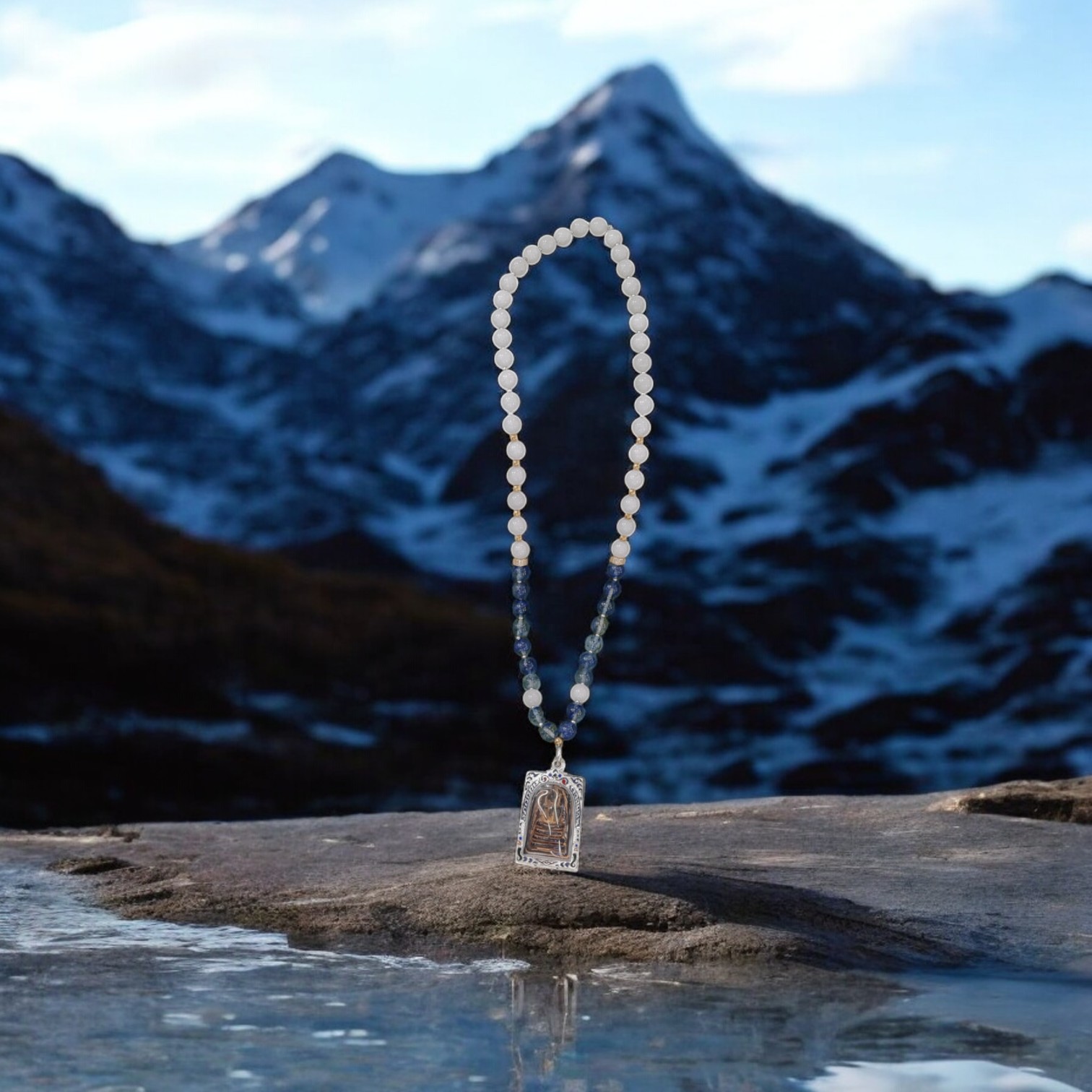 Celestial Protector, Phra Somdej with Blue Leklai, for Protection, Luck, and Calmness (6)-Photoroom