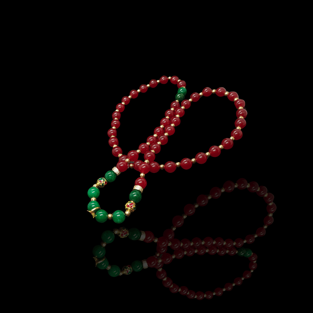 Flame & Fortune – Agate Gold Prosperity Necklace (4)