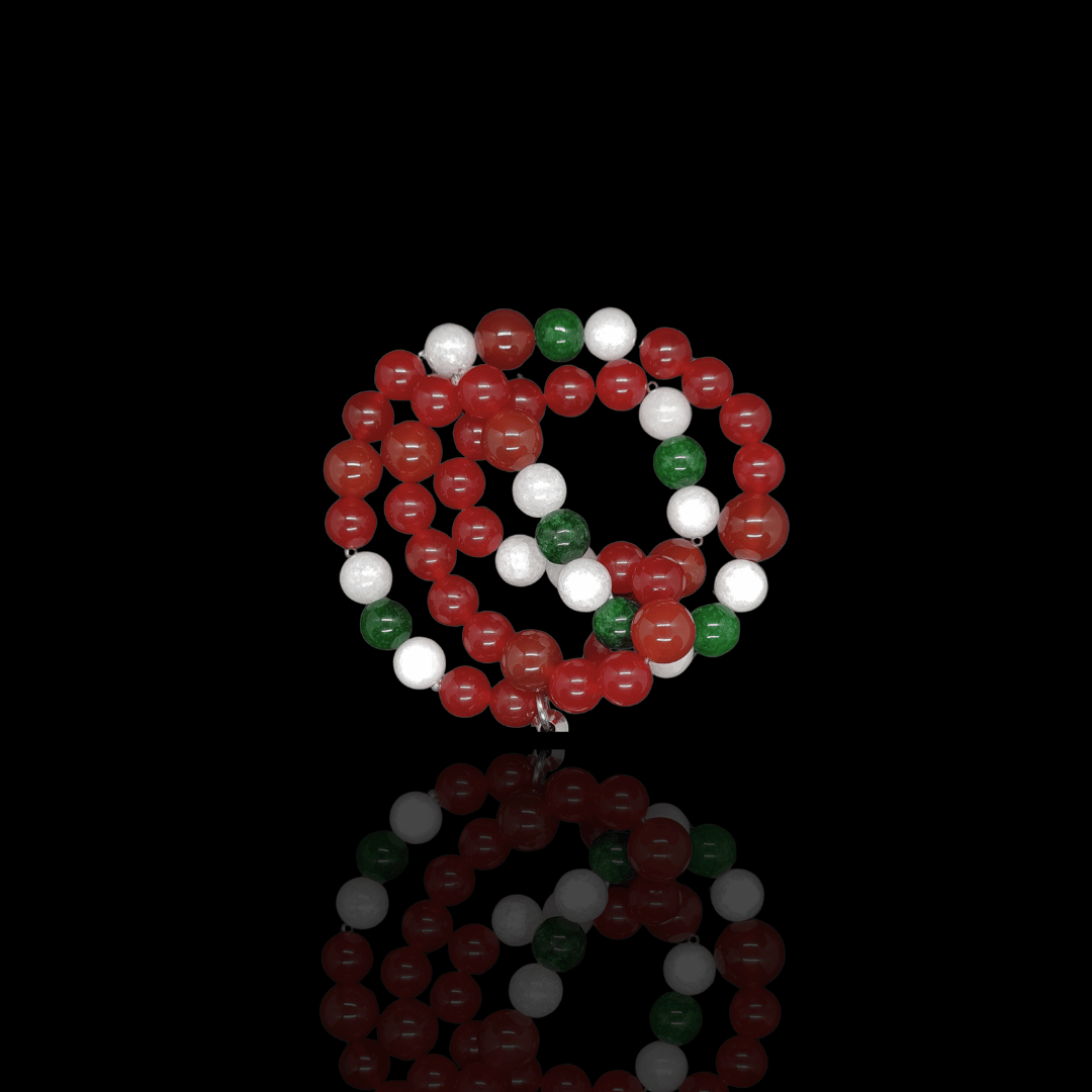 Harmony of Wealth – Jade & Agate Prosperity Necklace (3)