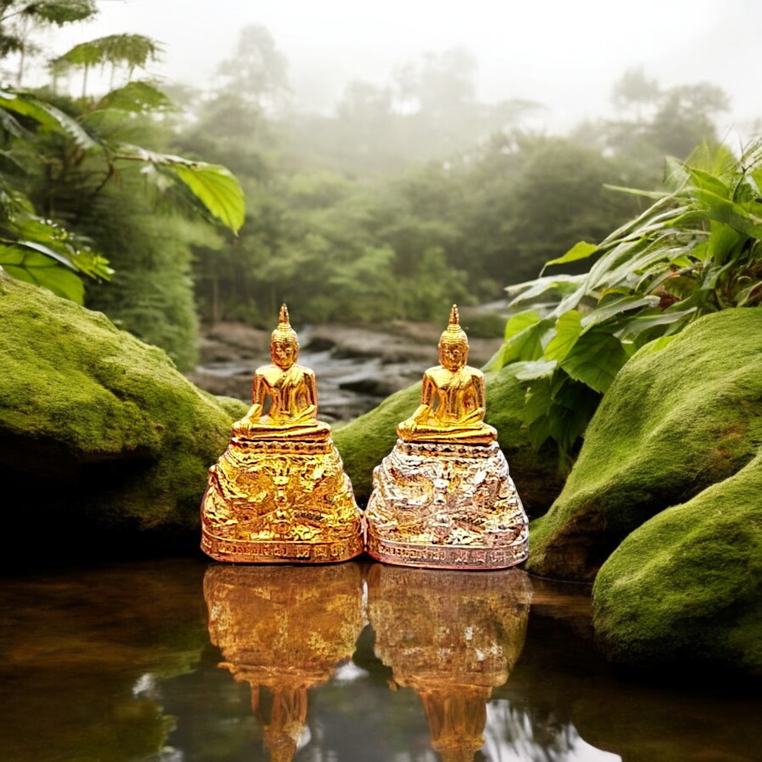 Luang Por Jao Sua Buddha Amulet – Wat Nak Prok – Wealth & Protection Blessings (1)-Photoroom