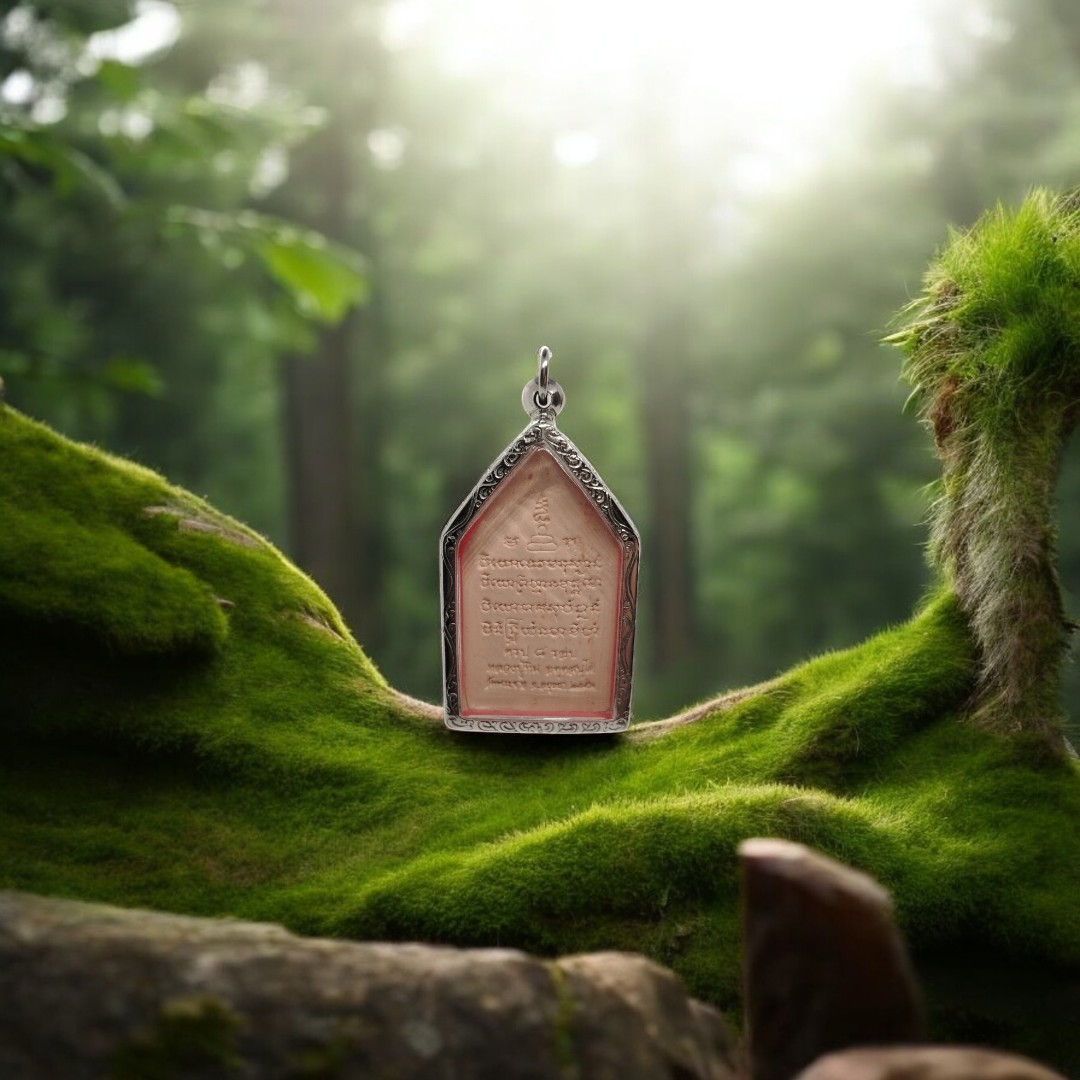 Phra Phut Chinnarat Amulet, Luang Pu Toh, Wat Bang Khun Prom, Year 2533 (1996), Ayutthaya Province, with Original Box-Photoroom