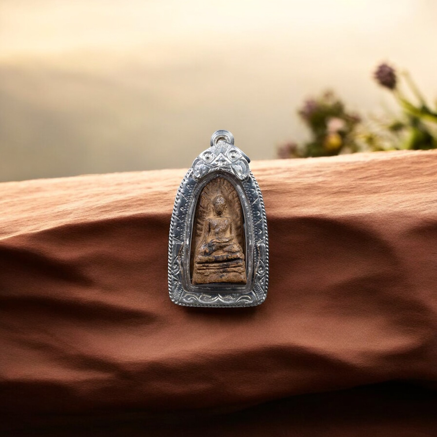 Phra Rod, Wat Phra Singh, year 1953, Chiang Mai Province, beautiful original condition with certificate.-Photoroom