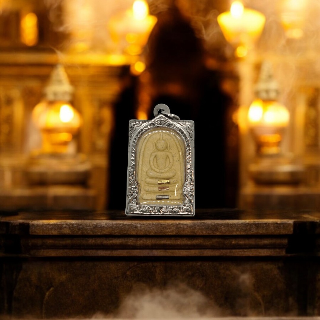 Somdej Khun Phaen, Luang Pho Phu, Wat Ban Rai, Year 2536 (1998), Nakhon Ratchasima Province, with Original Box-Photoroom