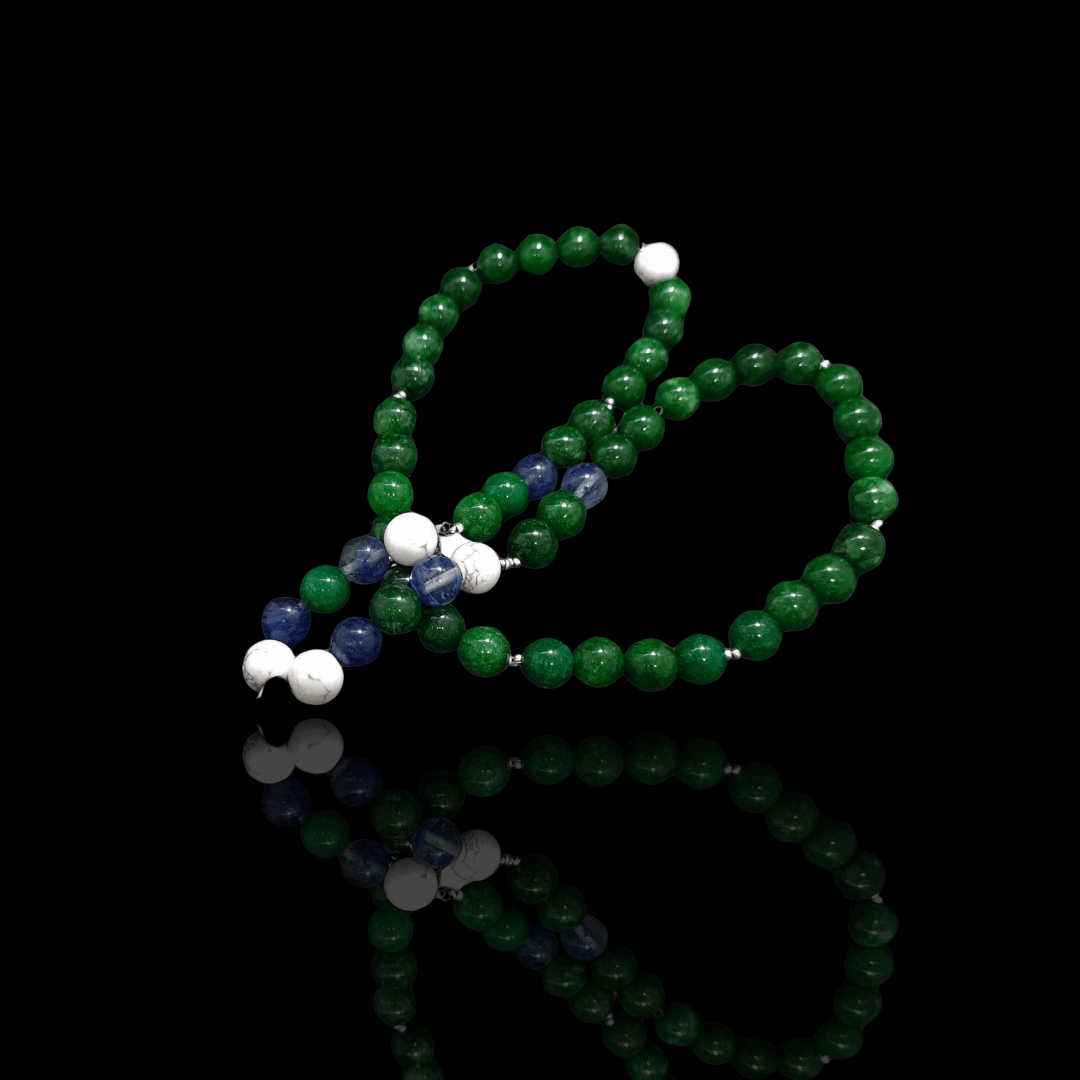 Tranquil Mind – Aventurine & Sodalite Wisdom Necklace (1)