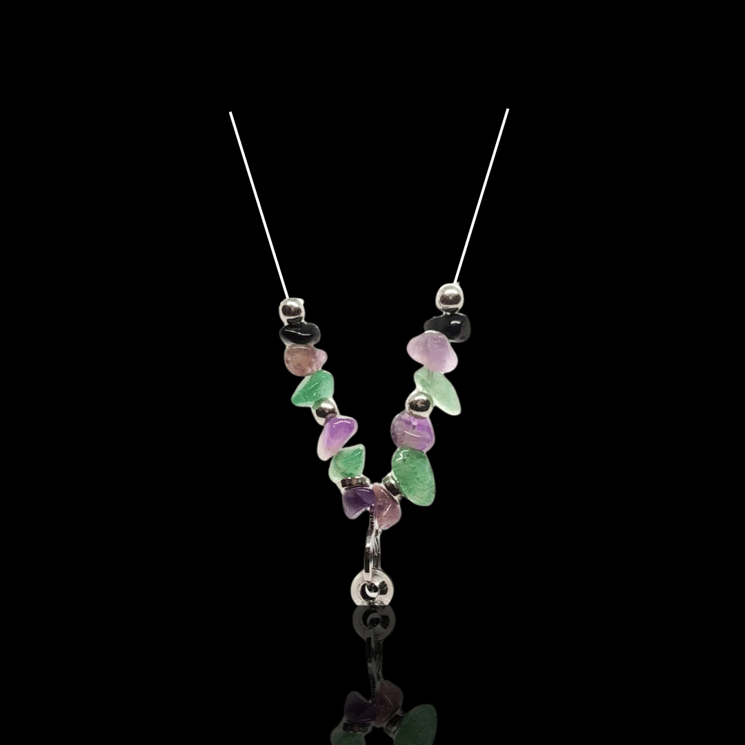 Twilight Guardian – Amethyst & Silver Grounding Necklace