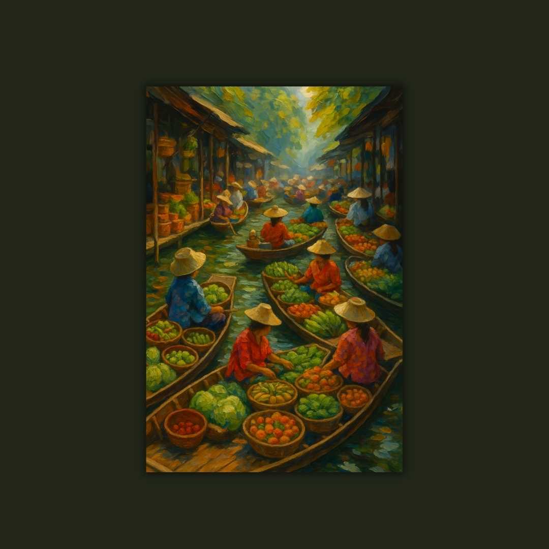 Floating Market Life Ghosttopia Art (2)